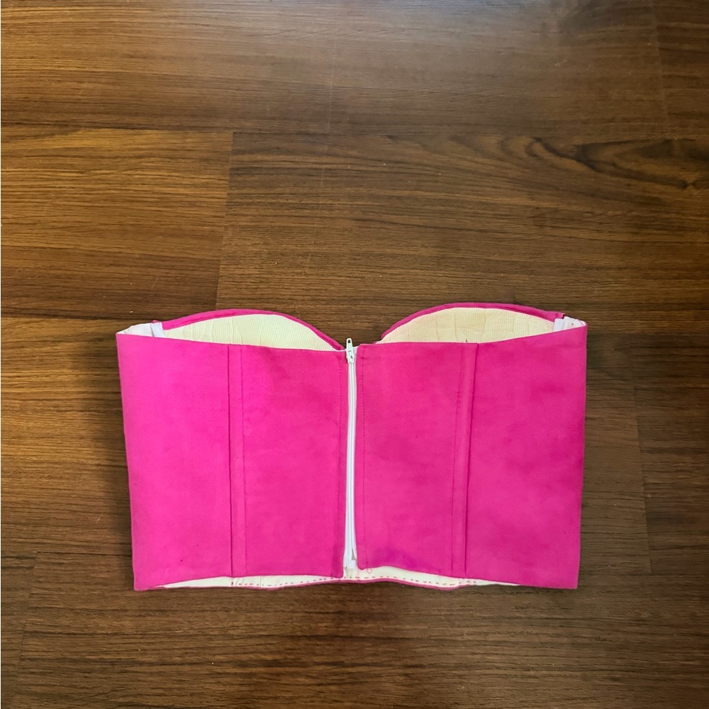 Pink Bustier Top Size M - Picture 2 of 2